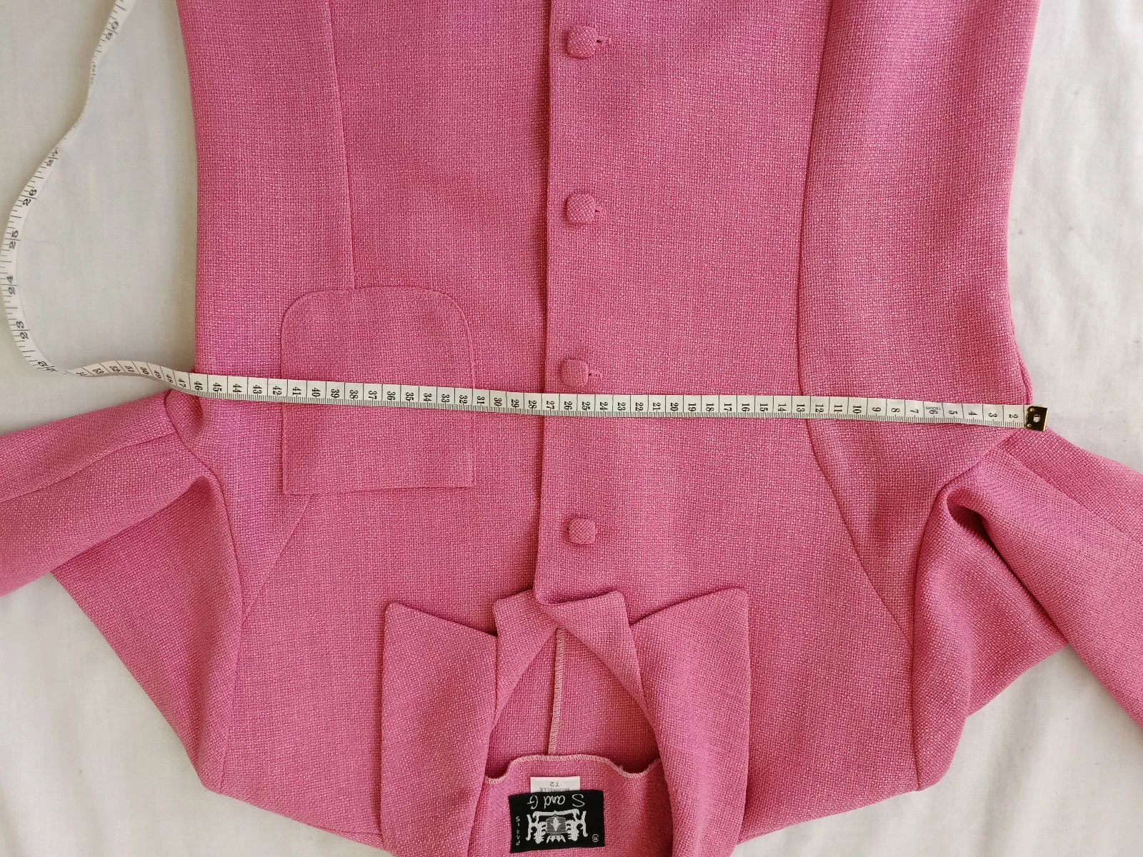 Blazer vintage rosa talla 38 S and G París – photo 5